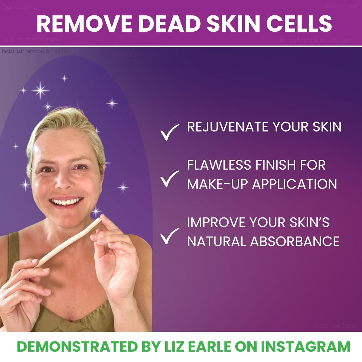 Eyebrow Razor - Dermaplane for Women - Dermaplaning Tool for Face