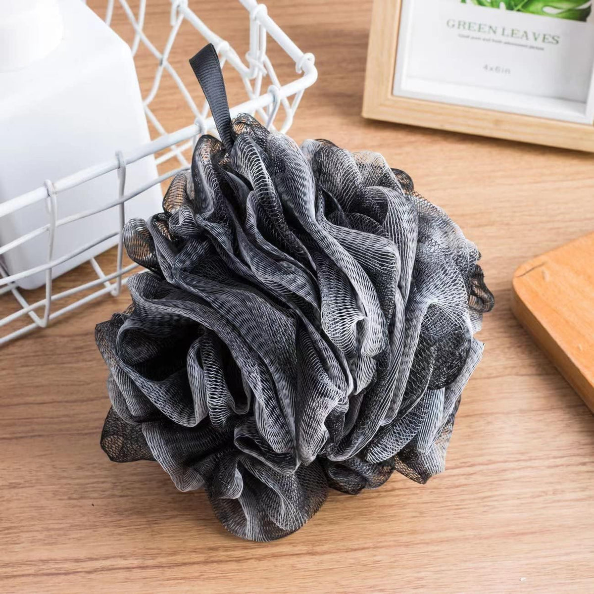 Darkblue Bath Shower Loofah Sponge,Men Women Bathing Accessories 60g