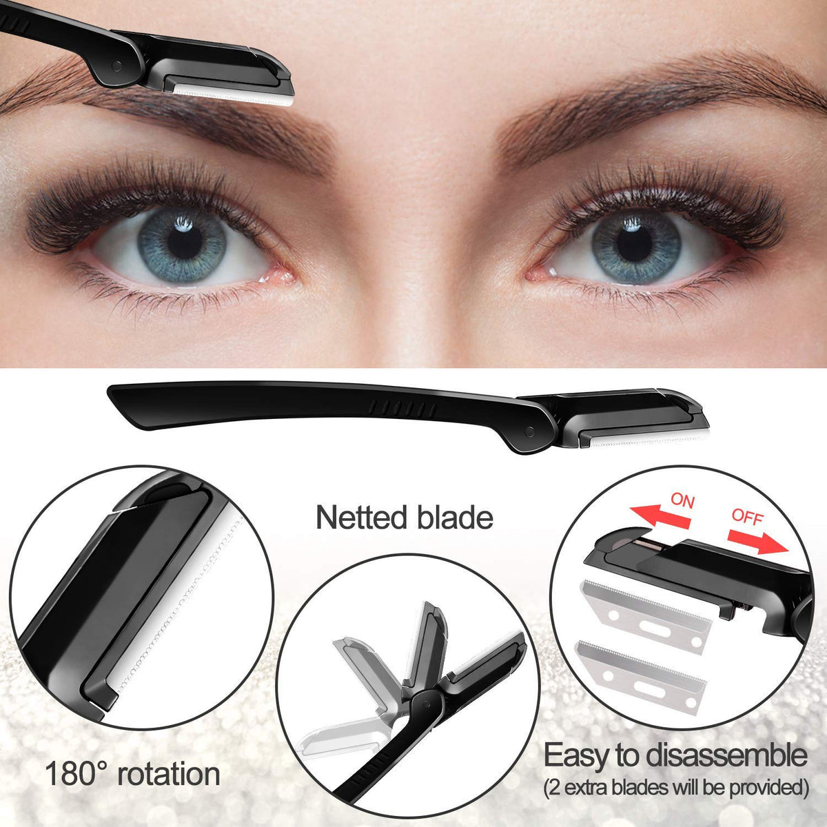 Eyebrow Kit, Multipurpose Exfoliating Dermaplaning Tool Face kits