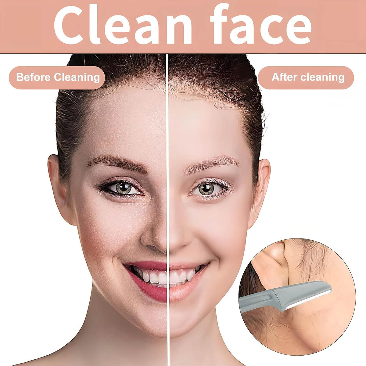 Dermaplaning Razors Tool for Women Face,3 PCS Eyebrow Razor