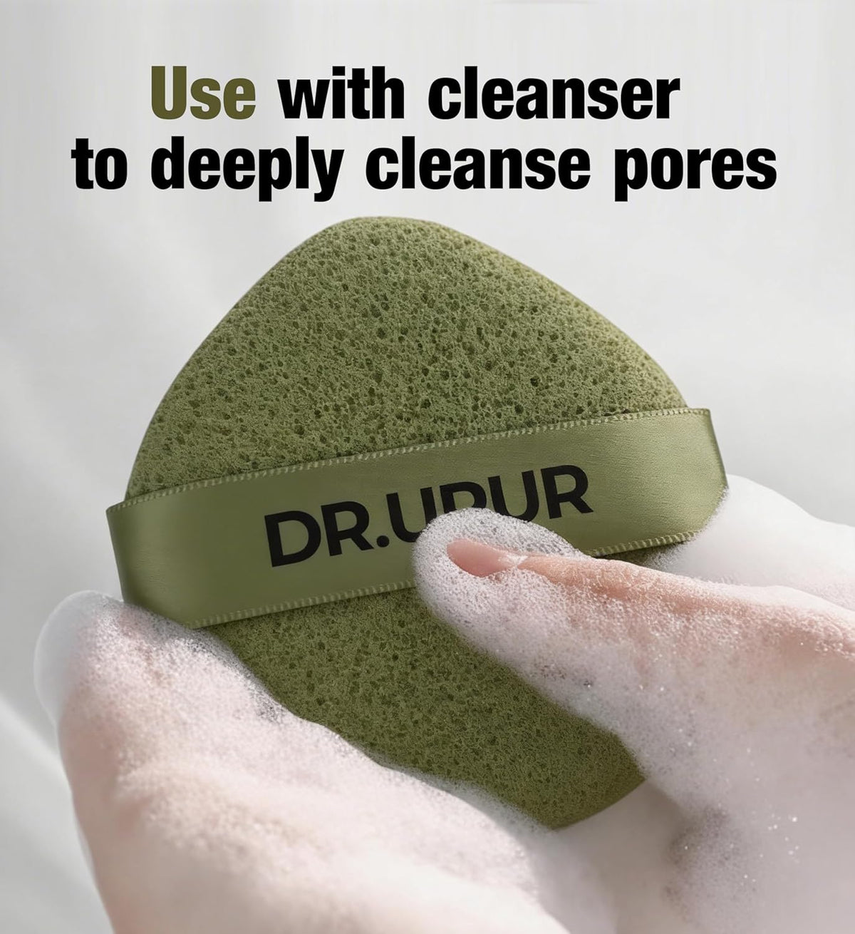 Facial Sponge,Soft Cleansing Puff for Face Wash, Reusable Makeup Remover Pad for Daily Cleansing