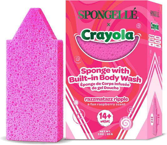 Spongelle Razzmatazz Ripple Body Buffer | Crayola