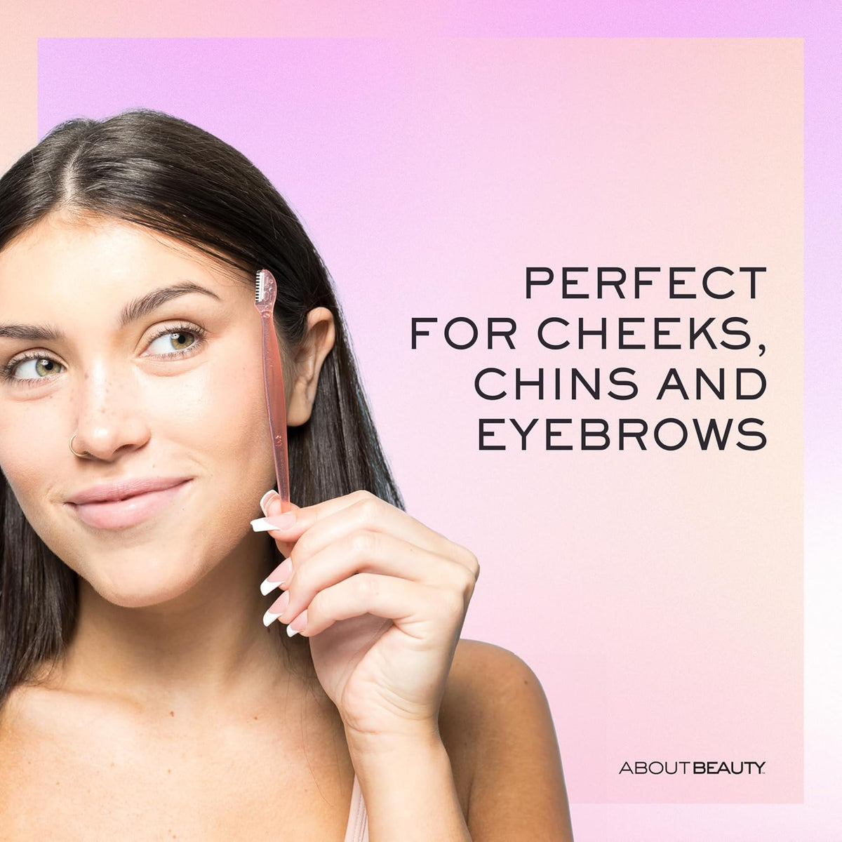 About Face Facial Razor & Eyebrow Shaper 3 Count