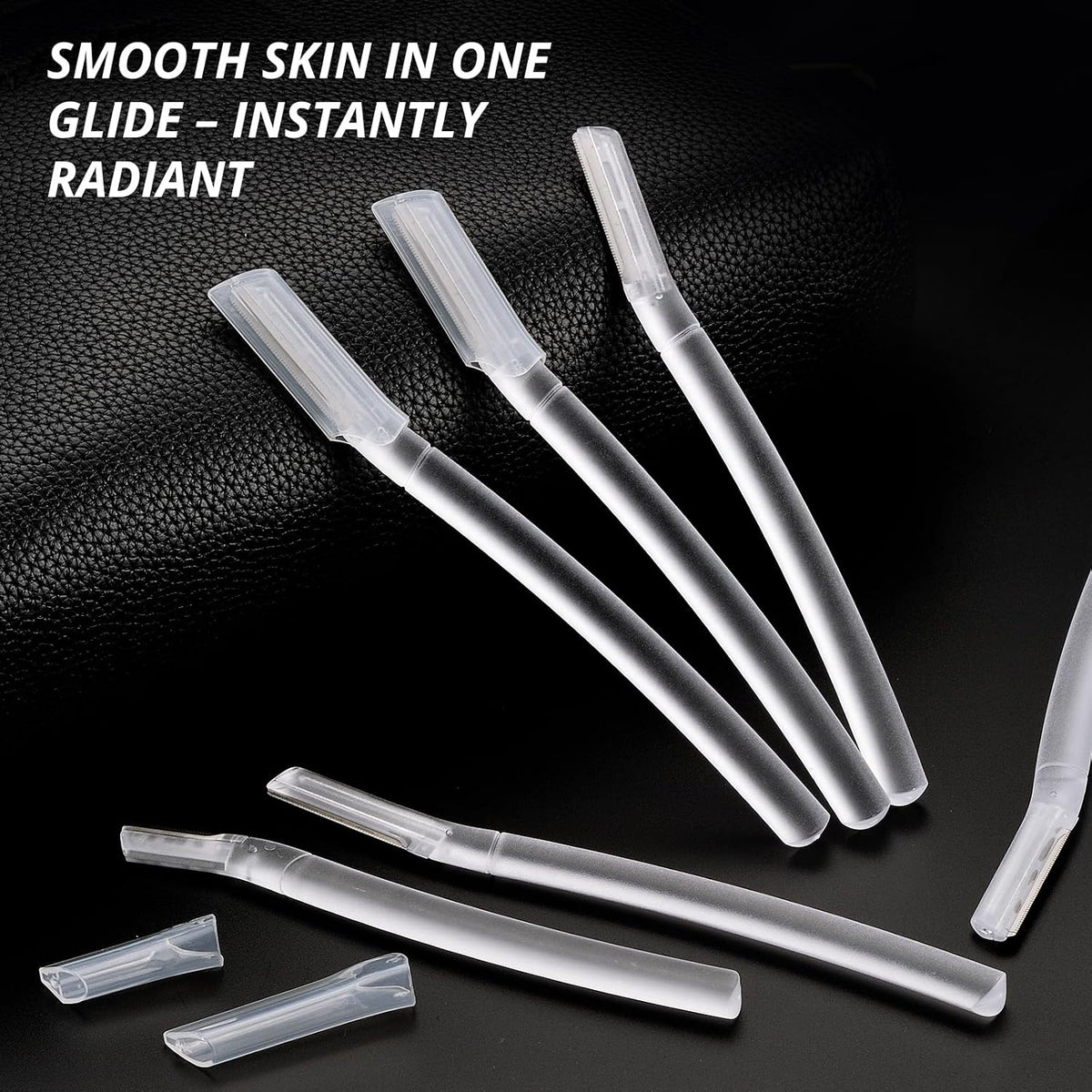 Dermaplane Razor for Women Face, 10PCS Eyebrow Razors, Dermaplaning Tool with Storage Case, Professional Face Razors for Peach Fuzz Removal, Eyebrow Shaping, Smooth Skin & Gentle Exfoliation