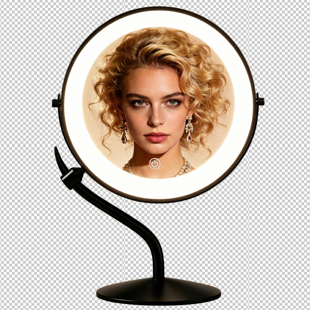 9" 1X/10X Magnifying Vanity Mirror with Light, Rechargeable Makeup Mirror
