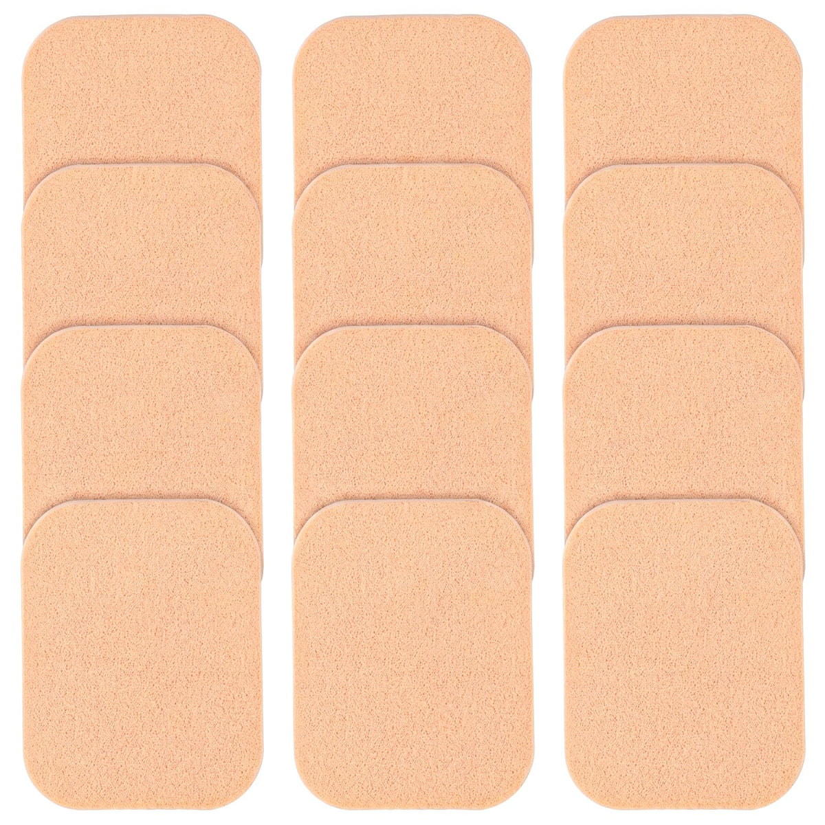 12 Pcs Square Makeup Sponge, Cosmetic Sponges, Makeup Puff