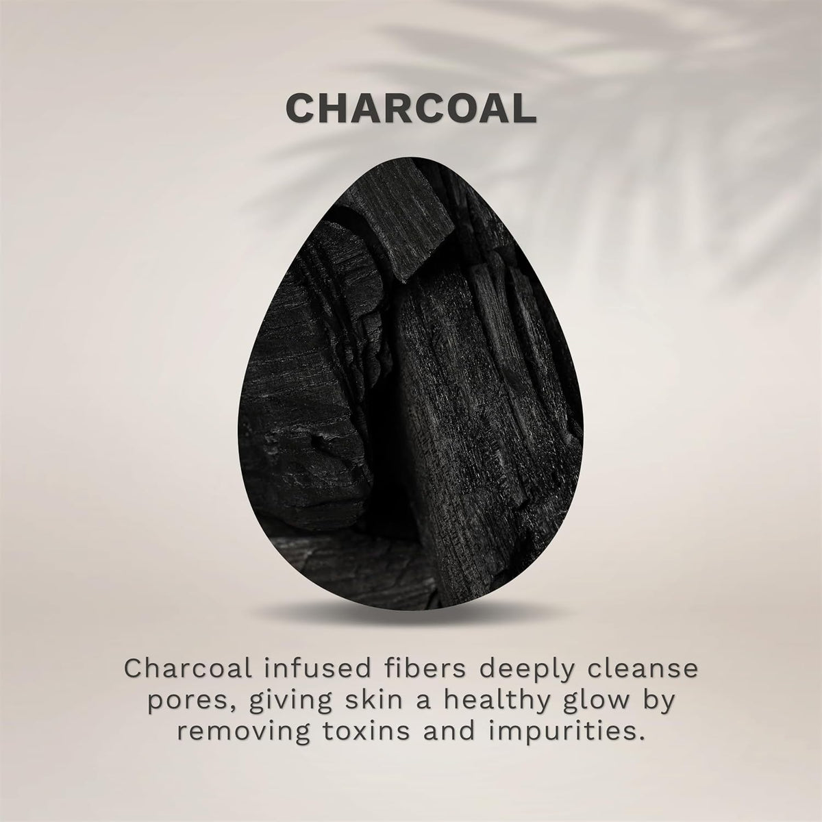 KOL Face Scrubber, Charcoal Infused Exfoliating Facial Cleansing Pads, Disposable Exfoliator Face Sponge for Daily Cleaning and Makeup Removal, 8 Count