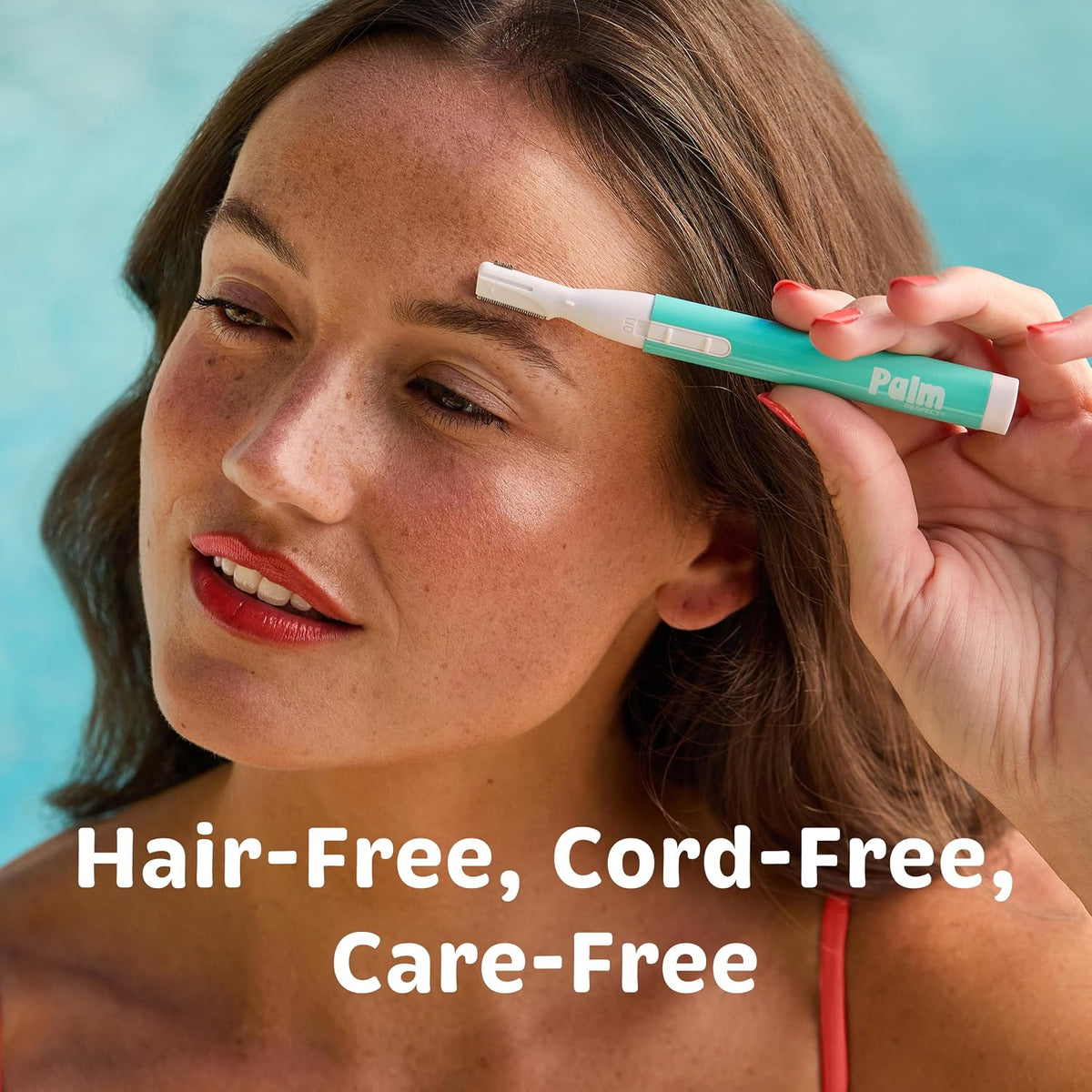 palmperfect Face Razor for Women, Twin-Blade Hair Trimmer, Battery Included