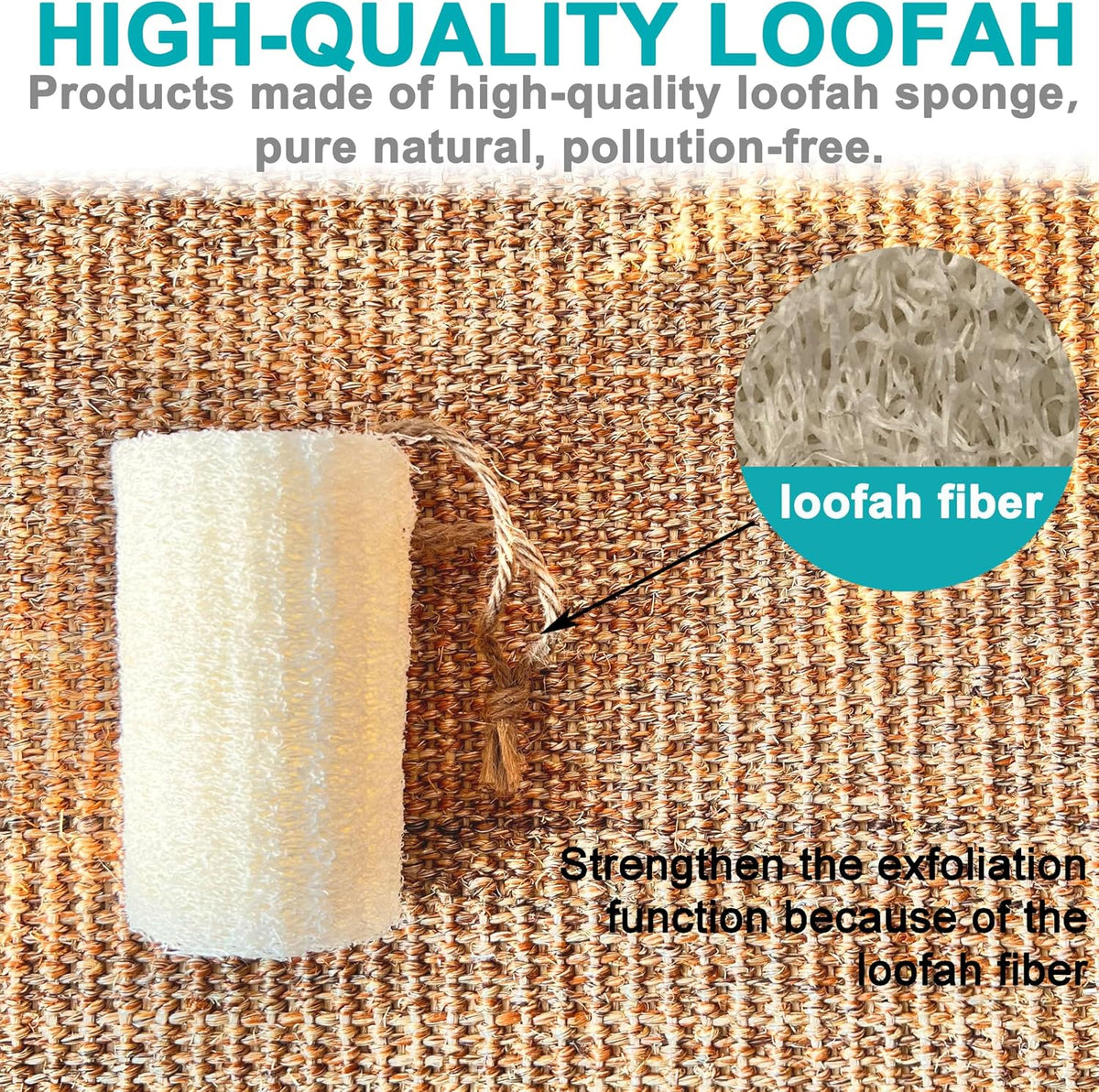 Mr.Cui'shop 12 Pack Bulk 4" 100% Natural Exfoliating Loofah Bath Sponge Scrubber, Great for Skin Care in the Bath, Spa or Shower - Deep Clean & Invigorate Your Skin - Remove Dead Skin Cells